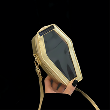Gold Coffin Handbag