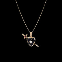 Heart Dagger Necklace