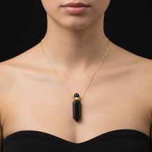 Stone Urn Pendant Necklace